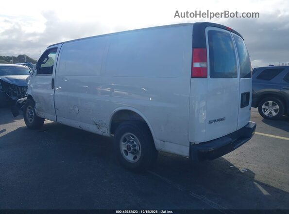 1GTW7AFB6J1343119 2018 GMC SAVANA 2500 Белый Задняя левая четверть