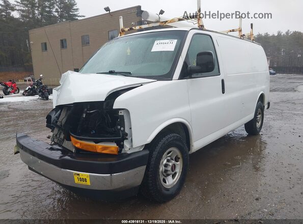1GTW7AFG2J1909790 2018 GMC SAVANA 2500 Белый Передняя левая четверть