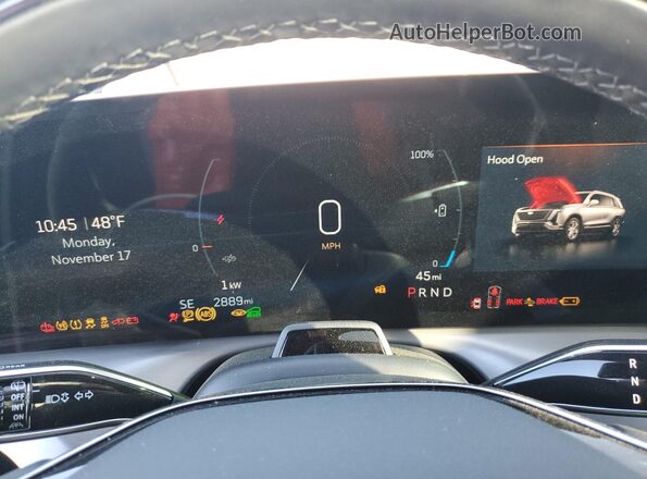 1GYC3KMLXTZ704706 2026 CADILLAC VISTIQ Green Սարքավորումների վահանակի տեսք