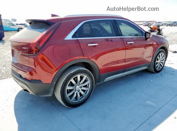 1GYFZCR45MF072140 2021 CADILLAC XT4 Красный Задняя правая четверть