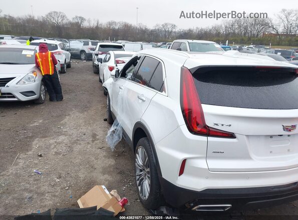 1GYFZDR48SF133290 2025 CADILLAC XT4 Белый Задняя левая четверть