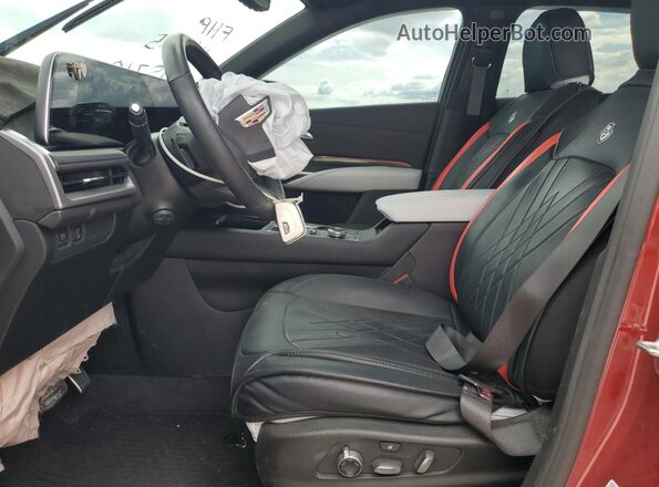 1GYFZER45SF115710 2025 CADILLAC XT4 Red Вид салону спереду