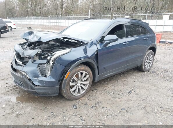 1GYFZER4XKF189477 2019 CADILLAC XT4 Blue Առջևի ձախ երեք քառորդ տեսարան