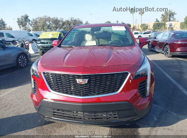 1GYFZFR4XPF225391 2023 CADILLAC XT4 Maroon Widok zestawu wskaźników