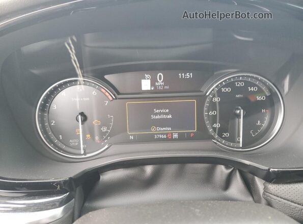 1GYKNDR48PZ167858 2023 CADILLAC XT5 Gray Instrument cluster view