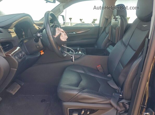 1GYS4BKJ4LR304862 2020 CADILLAC ESCALADE Black Widok wnętrza z przodu