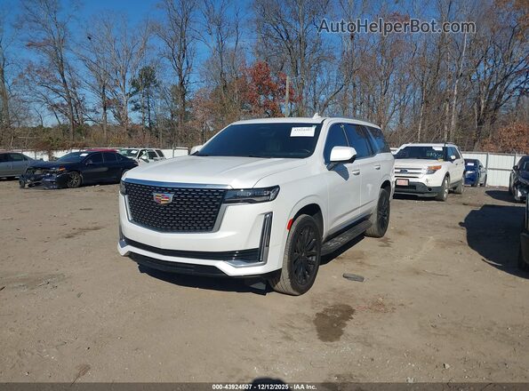 1GYS4BKLXPR371330 2023 CADILLAC ESCALADE White Դիմացի տեսք