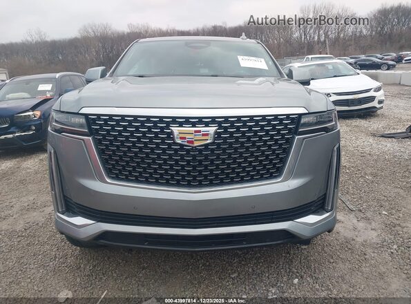 1GYS4BKLXPR466261 2023 CADILLAC ESCALADE Gray Widok wnętrza z tyłu