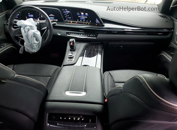 1GYS4FKL5PR294941 2023 CADILLAC ESCALADE Белый Вид панели приборов