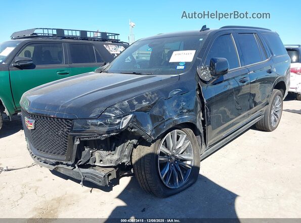 1GYS4FKL6PR180902 2023 CADILLAC ESCALADE Black Передня ліва чверть