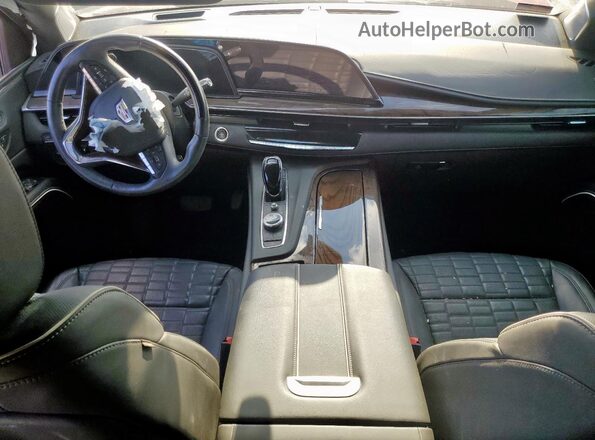 1GYS4GKL5PR462583 2023 CADILLAC ESCALADE Красный Вид панели приборов