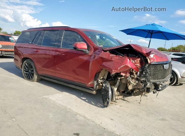 1GYS4GKL5PR462583 2023 CADILLAC ESCALADE Красный Передняя правая четверть