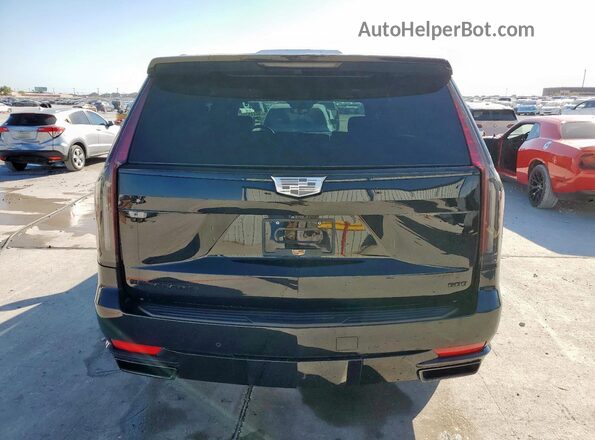 1GYS4GKLXPR482103 2023 CADILLAC ESCALADE Black Вид ззаду