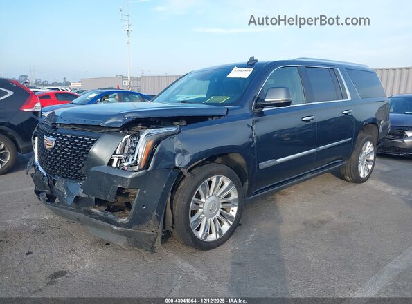 1GYS4KKJ5LR236068 2020 CADILLAC ESCALADE Gray წინა მარცხენა ხედი სამი მეოთხედიდან