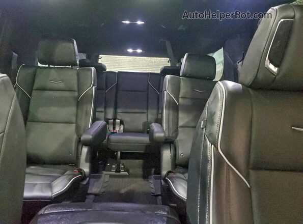1GYS4KKL6PR211199 2023 CADILLAC ESCALADE Black უკანა სავარძლების ხედი