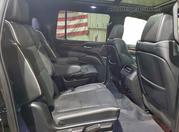 1GYS4KKL6PR211199 2023 CADILLAC ESCALADE Black უკანა სალონის ხედი