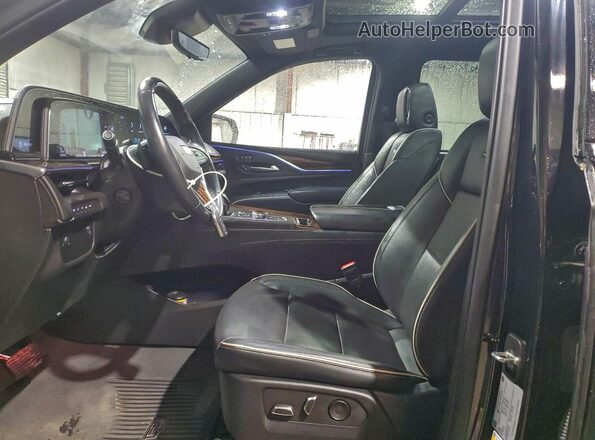 1GYS4KKL6PR211199 2023 CADILLAC ESCALADE Black წინა სალონის ხედი