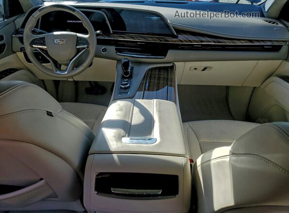1GYS4MKL3PR333725 2023 CADILLAC ESCALADE Black Вид панелі приладів