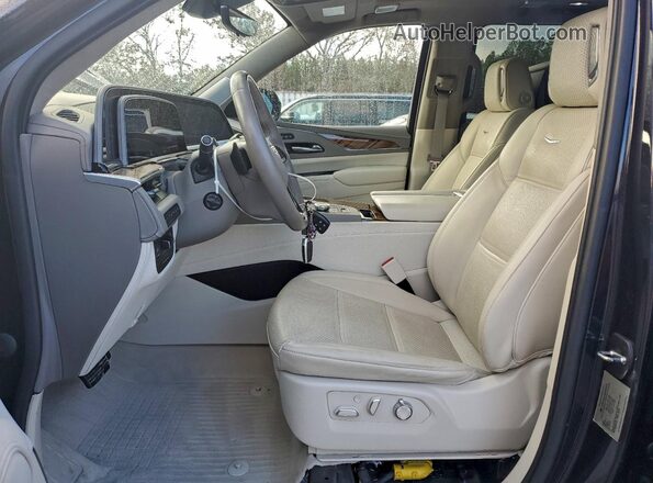 1GYS4MKL3PR333725 2023 CADILLAC ESCALADE Black Вид салону спереду