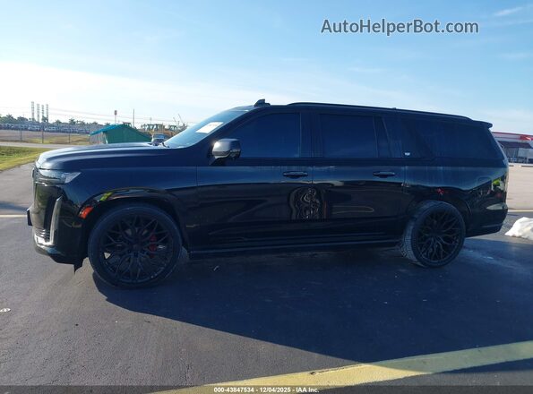 1GYS4RKL8NR201084 2022 CADILLAC ESCALADE Черный Панорамный вид салона 360°