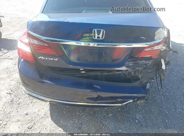 1HGCR2F32HA225026 2017 HONDA ACCORD Blue Widok z przodu