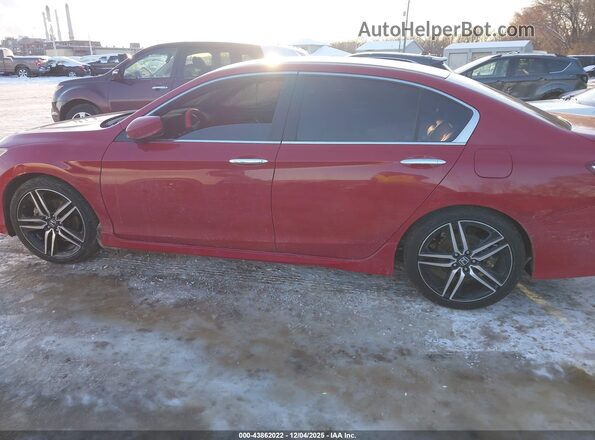 1HGCR2F53HA044535 2017 HONDA ACCORD Red Vista interior de 360 grados