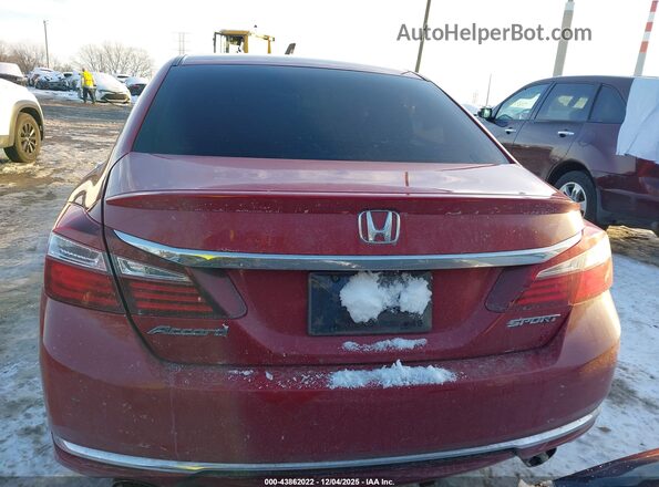 1HGCR2F53HA044535 2017 HONDA ACCORD Red 