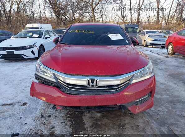 1HGCR2F53HA044535 2017 HONDA ACCORD Red Vista del cuadro de instrumentos