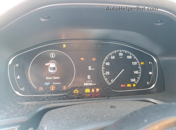 1HGCV1F30NA087326 2022 HONDA ACCORD Silver Սարքավորումների վահանակի տեսք