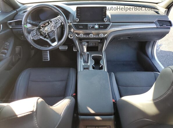 1HGCV1F30NA087326 2022 HONDA ACCORD Silver Առջևի վահանակի տեսք