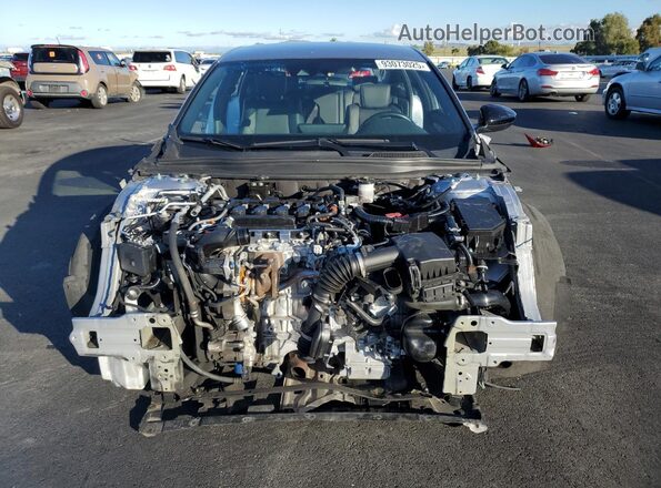 1HGCV1F30NA087326 2022 HONDA ACCORD Silver Դիմացի տեսք