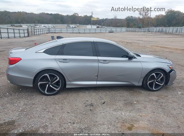 1HGCV1F33MA052875 2021 HONDA ACCORD Серебряный Панорамный вид салона 360°
