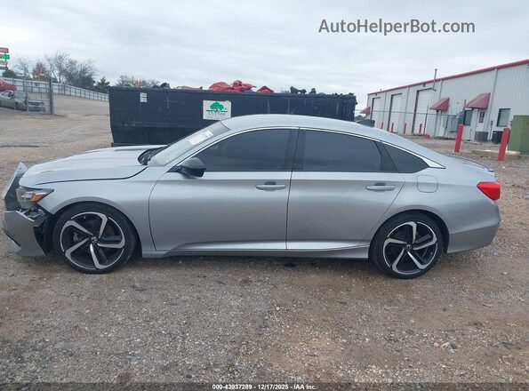 1HGCV1F33MA052875 2021 HONDA ACCORD Серебряный 