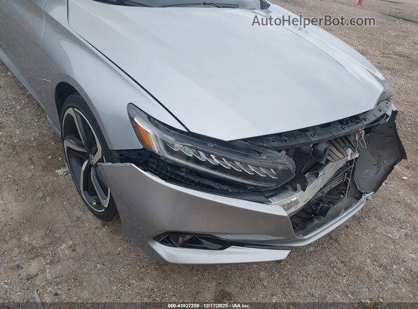 1HGCV1F33MA052875 2021 HONDA ACCORD Серебряный Вид щитка приборов