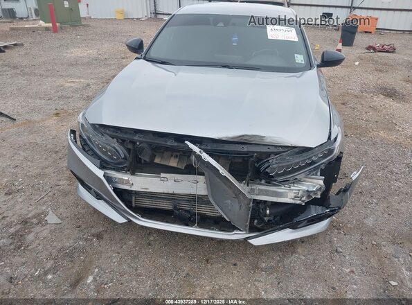 1HGCV1F33MA052875 2021 HONDA ACCORD Серебряный Вид спереди