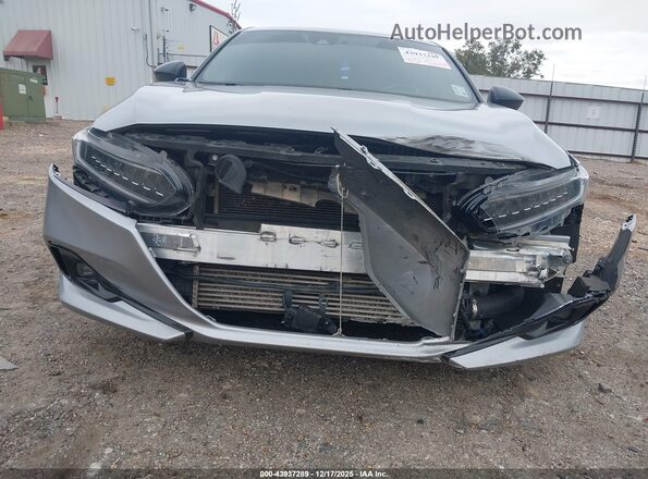 1HGCV1F33MA052875 2021 HONDA ACCORD Серебряный 