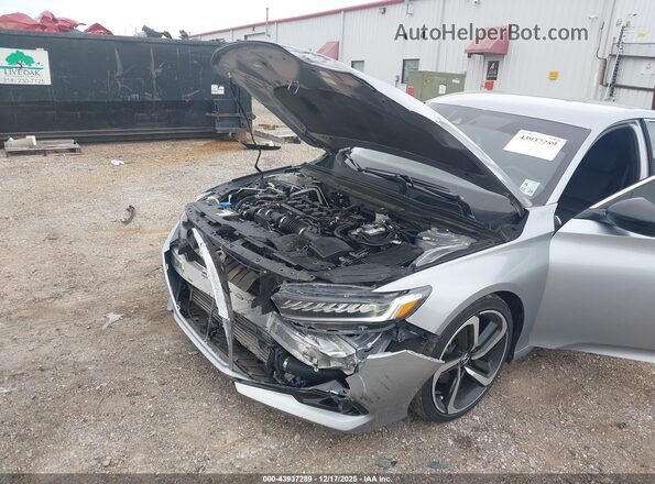 1HGCV1F33MA052875 2021 HONDA ACCORD Серебряный 