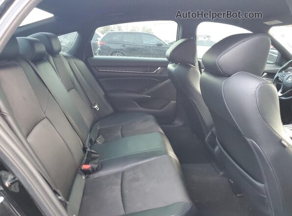 1HGCV1F35NA039286 2022 HONDA ACCORD Black Rear seats view