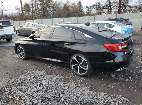 1HGCV1F35NA039286 2022 HONDA ACCORD Black Rear left