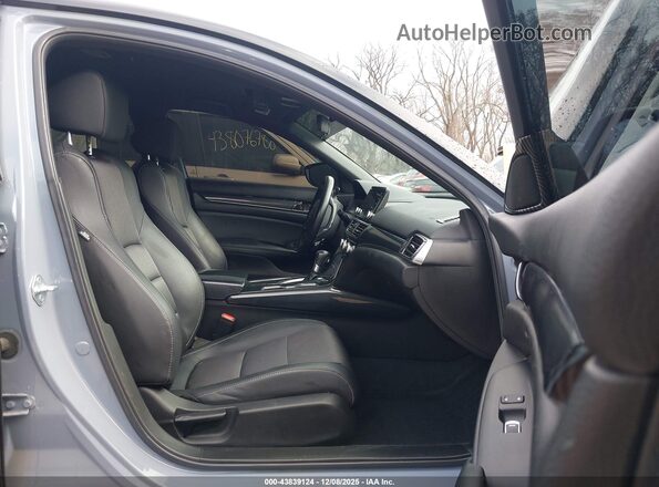 1HGCV1F36MA040879 2021 HONDA ACCORD Серый Вид салона спереди