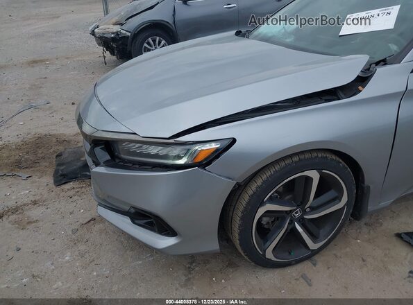 1HGCV1F44NA029003 2022 HONDA ACCORD Silver Front view