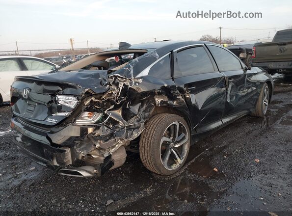 1HGCV1F45MA050148 2021 HONDA ACCORD Black Trasero derecho