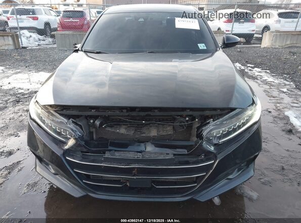 1HGCV1F45MA050148 2021 HONDA ACCORD Black Vista del cuadro de instrumentos