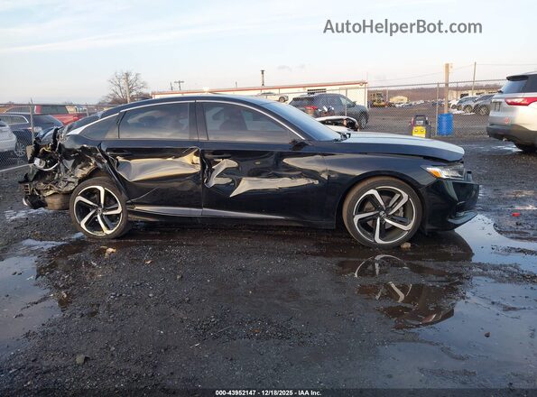 1HGCV1F45MA050148 2021 HONDA ACCORD Black Vista interior trasera