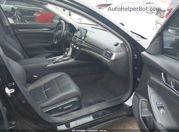 1HGCV1F46NA101299 2022 HONDA ACCORD Black Vista interior delantera