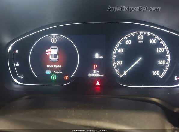 1HGCV1F4XNA070204 2022 HONDA ACCORD Light Blue Вид задних сидений