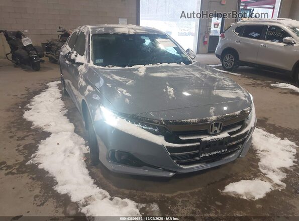 1HGCV1F4XNA070204 2022 HONDA ACCORD Light Blue Вид щитка приборов