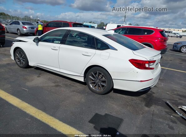 1HGCV1F50NA058538 2022 HONDA ACCORD White უკანა მარცხენა