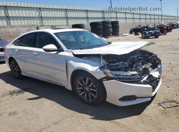 1HGCV1F55MA124645 2021 HONDA ACCORD White 