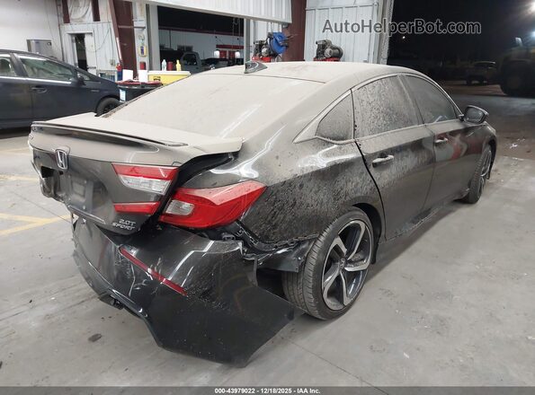 1HGCV2F32KA003010 2019 HONDA ACCORD Black Հետևի աջ
